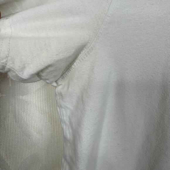 Abercrombie & Fitch Pride Capsule Flip Sequin Heart White Tee Size XL - Picture 4 of 6